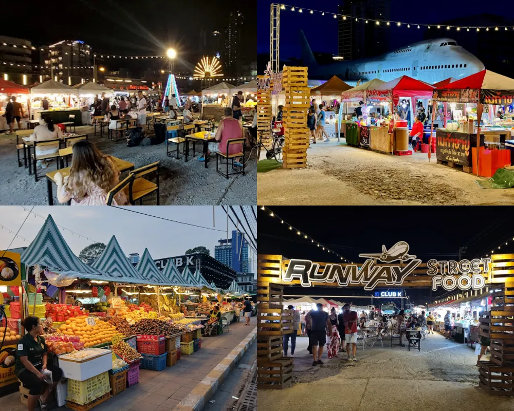 芭達雅飛機夜市 Runway Street Food Pattaya